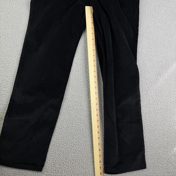 Gloria Vanderbilt Womens Amanda Corduroy Classic Fit Tapered Sz 10 Pants Black - Picture 4 of 13